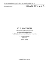 It Is Happiness SSAA Choral Score cover